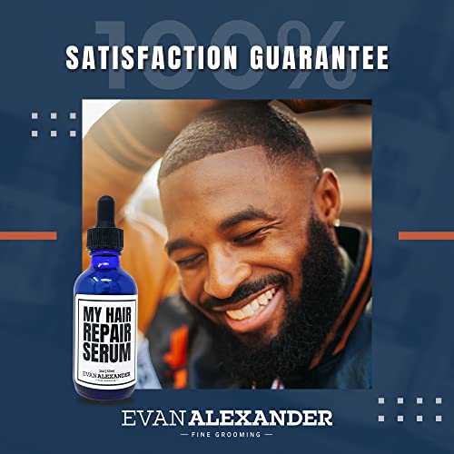 Evan Alexander Grooming MY Hair Serum for Men - Vegan Saw Palmetto Hair Growth Oil and Follicle Support with Pumpkin Seed Oil, and Rosemary Essential Oil - Lightweight - 2 oz - Peppermint Scent