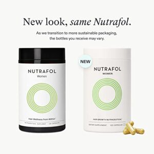 Nutrafol Fullest Hair Kit | Women Hair Supplement & Growth Activator | Ages 18-44 | Supports Visibly Stronger, Thicker Hair | Patent-Pending Ashwagandha Exosome Technology | 3 Month Supply