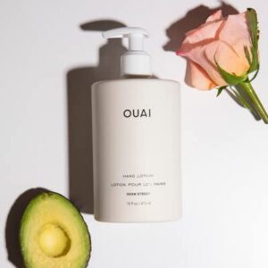 OUAI Hand Wash and Hand Lotion, Moisturizes and Exfoliates with Daily Use, Made with Jojoba Esters, Avocado and Rosehip Oils, Dean Street Scent, 16 oz each…