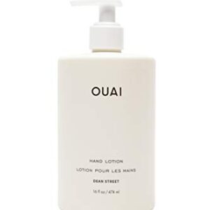 OUAI Hand Wash and Hand Lotion, Moisturizes and Exfoliates with Daily Use, Made with Jojoba Esters, Avocado and Rosehip Oils, Dean Street Scent, 16 oz each…