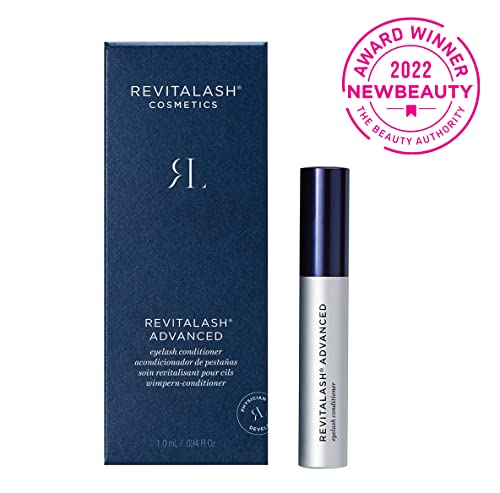 RevitaLash Cosmetics, RevitaLash Advanced Eyelash Conditioner Serum, Physician Developed & Cruelty Free,0.034 Fl Oz