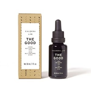 caldera + lab the good | men’s organic moisturizing face serum for dry, sensitive, & normal skin – vegan, natural & antioxidant packed skincare facial oil