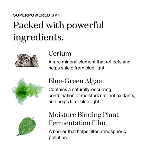 Supergoop! Superscreen - 1.7 fl oz - SPF 40 PA+++ Hydrating Daily Moisturizer - Reef-Friendly Sunscreen - Protection from UV Rays + Helps Filter Pollution & Blue Light