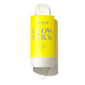 Supergoop! Glow Stick, 0.70 oz - SPF 50 PA++++ Dry Oil Sunscreen Stick for Face & Body - Brightens & Hydrates for a Healthy Glow - Mess-Free, Travel-Friendly SPF