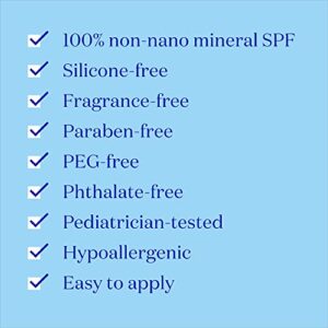 Supergoop! Sunnyscreen 100% Mineral Stick SPF 50, 0.7 oz - Face & Body Sunscreen for Babies & Kids - 100% Non-Nano Mineral Formula - Pediatrician Tested, Hypoallergenic, Fragrance & Silicone Free