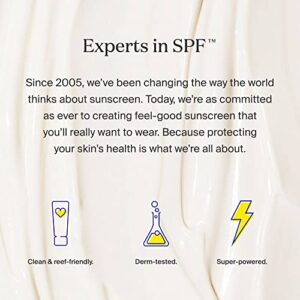 Supergoop! PLAY 100% Mineral Lotion - 3.4 fl oz - Broad Spectrum SPF 50 Sunscreen for Face & Body - Lightweight, Fast Absorbing + Water-Resistant - With Green Algae