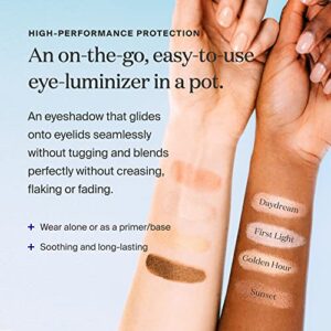 Supergoop! Shimmershade, First Light - 0.18 oz - Long-wearing Cream Eyeshadow with Broad Spectrum SPF 30 Sunscreen - Instantly Brightens Eye Area - Won’t Crease, Flake or Fade