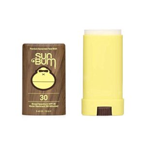 Sun Bum Original Sunscreen Face Stick, Broad Spectrum SPF 30, .45 Oz