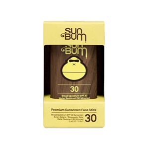 Sun Bum Original Sunscreen Face Stick, Broad Spectrum SPF 30, .45 Oz