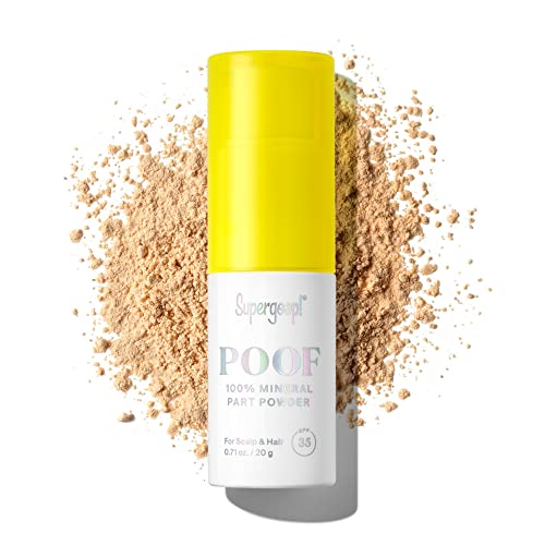 Supergoop! Poof 100% Mineral Part Powder - 0.71 oz, Pack of 2 - SPF 35 PA+++ Scalp Sunscreen with Broad Spectrum UV Protection - Reef-Friendly, Cruelty-Free Formula with Vitamin C