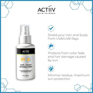 ACTIIV SPF 30 Hair + Scalp Defense Spray, 3 fl. oz.