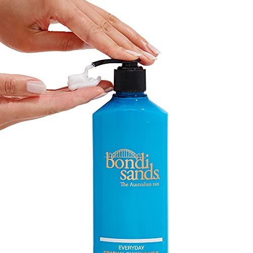 Bondi Sands Everyday Gradual Tanning Milk | Lasting, Tanning Body Moisturizer Enriched With Aloe Vera and Vitamin E for Glowing Skin, 13.2 Fl Oz