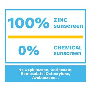 Block Island Organics - Natural Mineral Sunscreen SPF 30 - Broad Spectrum UVA UVB Protection - Non-Nano Zinc - Lightweight Non-Greasy Sunblock - EWG Recommended - Non-Toxic - Made in USA 3.4 FL OZ