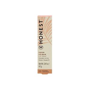 Honest Beauty Tinted Lip Balm | Antioxidant-rich Acai Extracts + Avocado Oil | EWG Certified, Vegan, Cruelty Free | Blood Orange