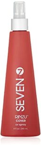 seven rinzu cover uv spray, anti-fade sun protection for your hair, 8 fl. oz.