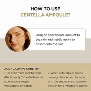 SKIN1004 Madagascar Centella Asiatica Ampoule Facial Serum 1.85 fl.oz(55ml) | 100% Centella Asiatica Extract | Soothes Acne Prone and Sensitive Skin