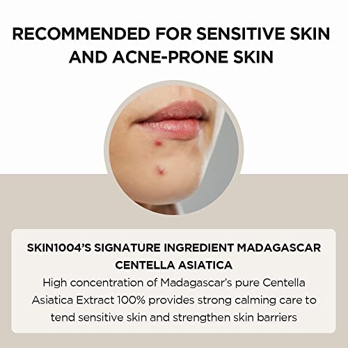 SKIN1004 Madagascar Centella Asiatica Ampoule Facial Serum 1.85 fl.oz(55ml) | 100% Centella Asiatica Extract | Soothes Acne Prone and Sensitive Skin