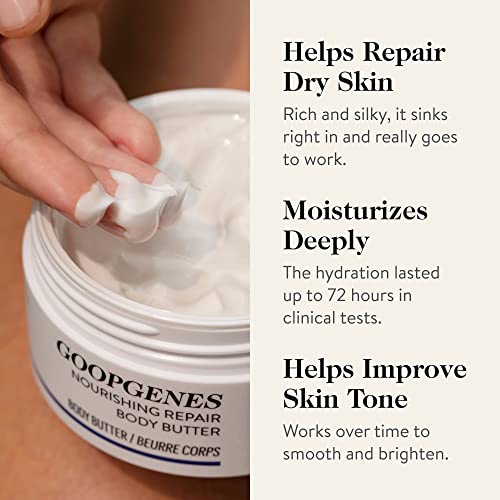 goop Repair Body Butter | Moisturizes Dry Skin for 72 Hours | Dermatologist Tested | 6.1 fl oz | Paraben, Silicone, and Fragrance Free