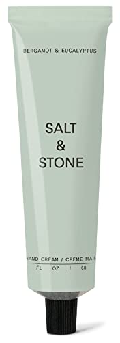 Salt & Stone Bergamot & Eucalyptus Hand Cream | Hydrate, Nourish & Soften Skin | Cruelty-free & Vegan | 2 fl oz