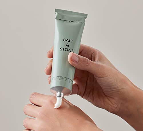 Salt & Stone Bergamot & Eucalyptus Hand Cream | Hydrate, Nourish & Soften Skin | Cruelty-free & Vegan | 2 fl oz