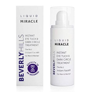 Beverly Hills Instant Facelift Anti Aging Eye Serum Treatment for Dark Circles, Puffy Eyes, Wrinkles, Under Eye Bags, Fine Lines, and Crows Feet that Works Within 90 Seconds | 30mL (120 Days Supply)