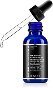 peter thomas roth | retinol fusion pm night serum | hydrating retinol facial serum, 1.5% microencapsulated retinol for fine lines, wrinkles, uneven skin tone, texture and radiance