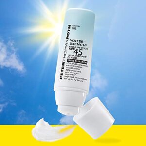 Peter Thomas Roth | Water Drench Broad Spectrum SPF 45 Hyaluronic Cloud Moisturizer | SPF Moisturizer For Face, Lightweight Sunscreen For Face