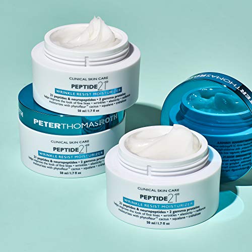 Peter Thomas Roth | Peptide 21 Wrinkle Resist Moisturizer | Anti-Aging Face Cream with 21 Peptides and Neuropeptides, 50 ml/ 1.7 fl. Oz (Pack of 1)