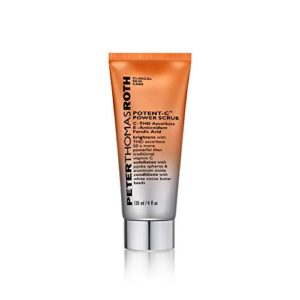 peter thomas roth | potent-c power scrub | brightening facial scrub with vitamin c, face exfoliating scrub, 4 fl. oz.