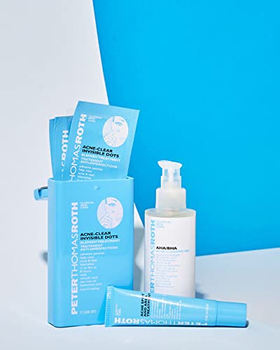 Peter Thomas Roth | Acne-Clear Invisible Dots | Blemish Treatment, Salicylic Acid Pimple Patches, Helps Reduce the Look of Blemishes in 8 Hours, Two Patch Sizes