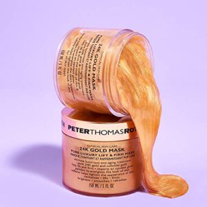 Peter Thomas Roth | 24K Gold Mask | Pure Luxury Lift & Firm, Anti-Aging Gold Face Mask, Helps Lift, Firm and Brighten the Look of Skin, 5 Fl Oz (Pack of 1)