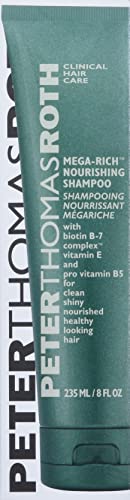 Peter Thomas Roth | Mega-Rich Nourishing Shampoo | Biotin B-7 Complex Shampoo for Clean, Shiny, Healthier-Looking Hair, 8 Fl Oz (Pack of 1)