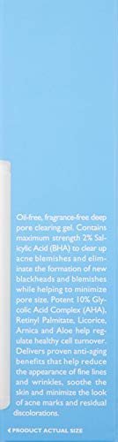 Peter Thomas Roth | Goodbye Acne AHA/BHA Acne Clearing Gel | Face Body Spot Treatment, Maximum-Strength Acne Spot Treatment, 3.4 Fl Oz (Pack of 1)