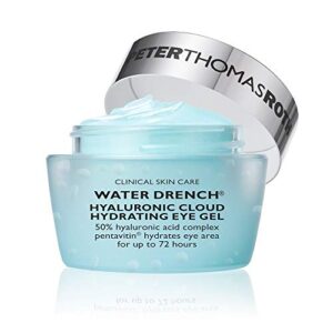 peter thomas roth | water drench hyaluronic cloud hydrating eye gel | hyaluronic acid eye gel with caffeine, for fine lines, wrinkles, under-eye puffiness and dark circles