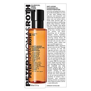 Peter Thomas Roth | Anti-Aging Cleansing Oil Makeup Remover | Oil Cleanser for Face with Salicylic Acid and Mandelic Acid Gently Exfoliates