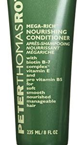 Peter Thomas Roth Mega-Rich Nourishing Conditioner, Biotin B-7 Complex Conditioner for Softer, Smoother, Healthier-Looking Hair, 8.5 Fl Oz (Pack of 1)