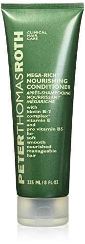 Peter Thomas Roth Mega-Rich Nourishing Conditioner, Biotin B-7 Complex Conditioner for Softer, Smoother, Healthier-Looking Hair, 8.5 Fl Oz (Pack of 1)