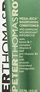 Peter Thomas Roth Mega-Rich Nourishing Conditioner, Biotin B-7 Complex Conditioner for Softer, Smoother, Healthier-Looking Hair, 8.5 Fl Oz (Pack of 1)