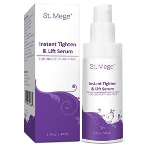 st. mege face lift cream, instant skin tightening cream for face, instant eye lift, rapid eye cream, smooth appearance of loose sagging skin within 2 minutes 30ml