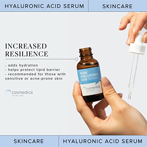 Hyaluronic Acid Serum for Skin 100% Pure Anti Aging Serum Intense Hydration Moisture Non greasy Paraben free Hyaluronic Acid for Your Face Pro Formula 2 oz