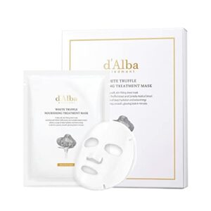 d'Alba Italian White Truffle Nourishing Treatment Mask, nourishing skin-fit overnight face mask
