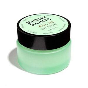 eight saints all in eye cream, natural and organic anti aging under eye cream to reduce puffiness, wrinkles, and under eye bags, dark circles under eye treatment.5 ounce