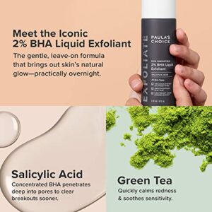 Paula's Choice-SKIN PERFECTING 8% AHA Gel Exfoliant & 2% BHA Liquid Duo-Facial Exfoliants for Blackheads Enlarged Pores Wrinkles and Fine Lines Face Exfoliators w/Glycolic Acid Salicylic Acid