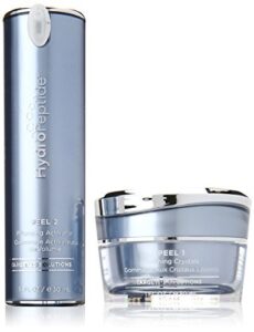 hydropeptide polish & plump face peel radiant two-step system, boosts firmness and plumpness, 1 set