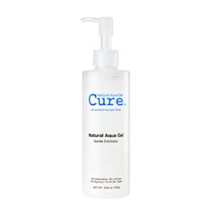 Toyo - Cure Aqua Gel Gentle Exfoliator - Facial/Full-body Peeling Gel, Water-based Exfoliator, Dead Skin Remover for Bright, Youthful Skin, 250ml. - 1 Pack