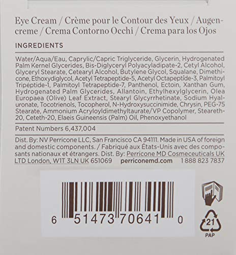 Perricone MD Hypoallergenic Firming Eye Cream 0.5 Ounce