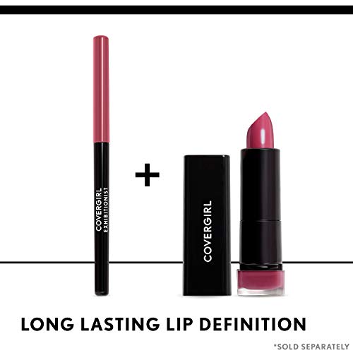 COVERGIRL Exhibitionist Lipstick Cream, Sweetheart Blush 390, Lipstick Tube 0.12 OZ (Pack of 1)