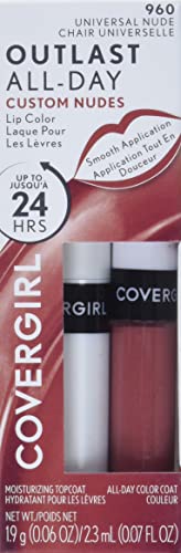 COVERGIRL Outlast All-Day Lip Color Custom Nudes, Universal Nude