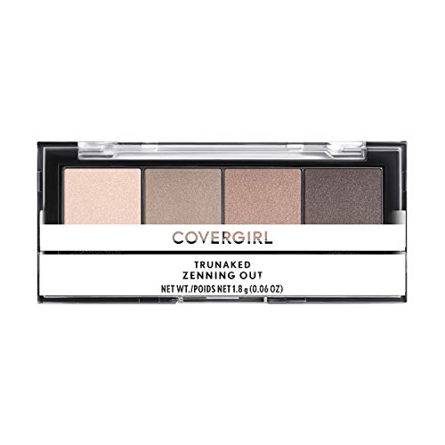 COVERGIRL TruNaked Quad Eyeshadow Palette, Zenning Out, 6 Shades, 0.06 Fl Ounces, Eyeshadow Palette, Eyeshadow, Eyeshadow Makeup, Shimmer Eyeshadow, Fade-Proof Formula, Pigmented Shades