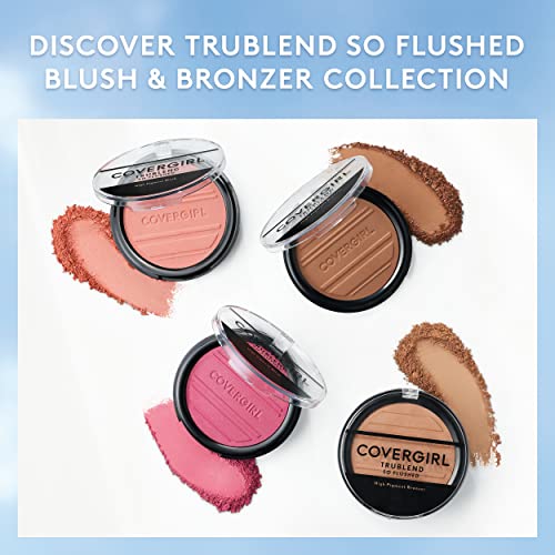 COVERGIRL Trublend So Flushed High Pigment Bronzer, Sunset Glitz, 0.33 Oz